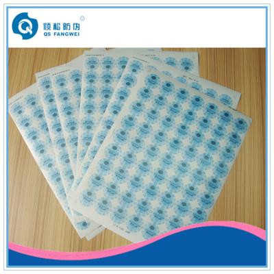 China Brand Protection A4 Self Adhesive Labels For Glass Bottle , Pantone Color for sale