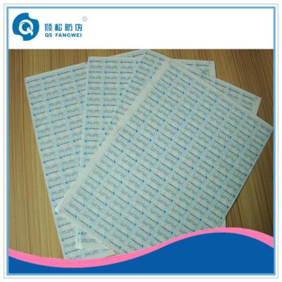 China Custom Printing A4 Self Adhesive Labels For Packing for sale