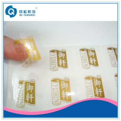 China PVC Transparent Die Cut Stickers On Sheet, Self Adhesive Plastic Label For Bottle for sale