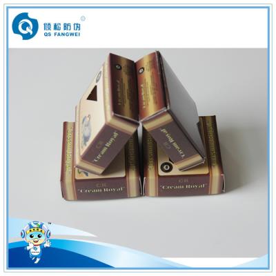 China QR Code Anti Counterfeiting Packaging Printing, Custom Serials Number Packing Box for sale