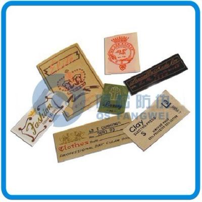 China Garment / Shoes Card Printing Woven Labels Hangtags Beautiful for sale