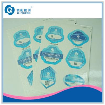 China De oppervlaktedocument van CMYK glanzende sticker, A4 de druk zelfklevende sticker van de groottesteen voor fles Te koop