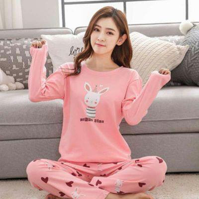 China Korea Style Breathable Girl Winter Comfortable Women's Sleepwear Two Piece Pajamas Sets Nightgowns Ladies Home Wear Costom for sale