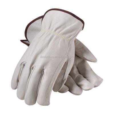 China Hand Protection Goatskin Leather No Line Control Modules Rigger Work Glove for sale