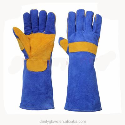 China Hand Protection Safty Work Welding Whip Leather Welding Working Gloves for sale