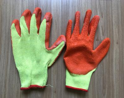 China LA110 Latex Work Gloves In 10 Gauge Cotton Liner For Construction Labor Safety Work for sale