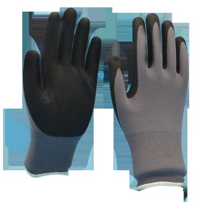 China Polyester NS400/Sandy Nitrile Nylon Knitting Gloves For Industrial Hand Protection for sale