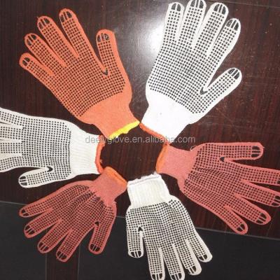 China Anti-impact 10G Polyester PVC Dotted Working Gloves With High Quality for sale