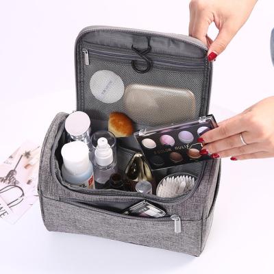 China Large Capacity Multi-funtional Travel Hook Toiletry Hanging Bag Waterproof Cosmetic Bag Makeup Organizer for sale