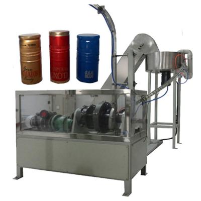 China Automatic Beverage Knurling And Acting Machine In Aluminum Wine Cap Making Machine for sale