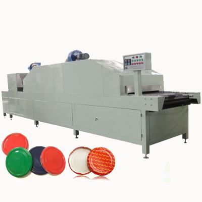 China Lid Oven Drying Machine, Oven Dryer, Food Metal Twist Off Cover Making Line for sale