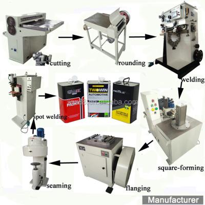 China machinery & Complete Equipment 1L-5L Square Tin Can Making Machine Making Line for sale