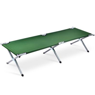 China Contemporary Customized Portable Aluminum Military Folding Camping Cot Army Cradle for sale