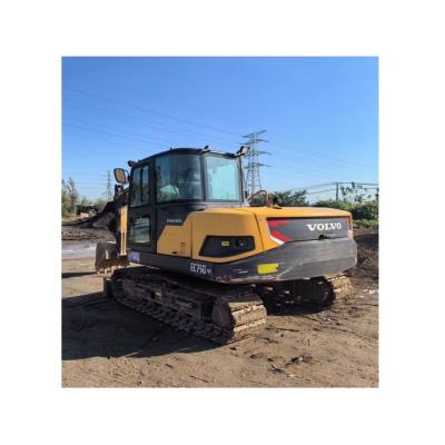 China Manufacturers Direct Selling Mobile crawler Small Used Volvo EC75D Excavator 0.34mÂ³ for sale