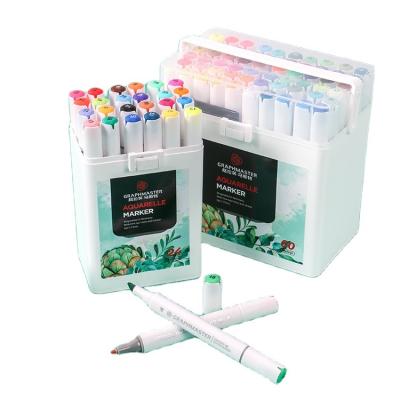 China Quick Tip Different Size Ink Fineliner Dye Micron Graphic And Brush Water Based Marker Pen Set for sale