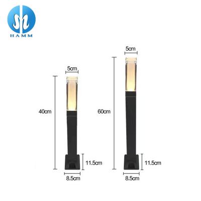 China Outdoor Lawn Lamp Hotel Villa Landscape Pillar Post 10W 15W Garden LED Bollard Light Garden Customized for sale