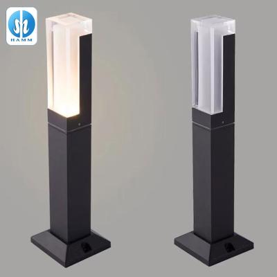 China Garden Factory Price New Design Waterproof Led Landscape Lawn Bollard Light Led Lawn Lamp Intelligent Solar Power for sale