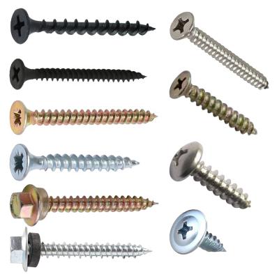 China Supplier Cross Recessed Countersunk Professional #10 Countersunk Tapping Screw For Heavy Steel for sale