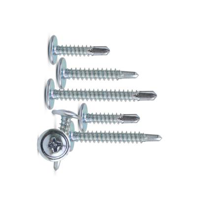 China Round Truss Wafer Head Tapping Screw Machine Screw White Galvanized Quality for sale