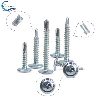 China Quality Supplier Goldensea Flat Wafer Head Products Self Drilling Screw for sale