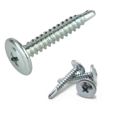 China Galvanized Stainless Steel Round Metal Round Wafer Truss Head Self Drilling Screw Made in China for sale