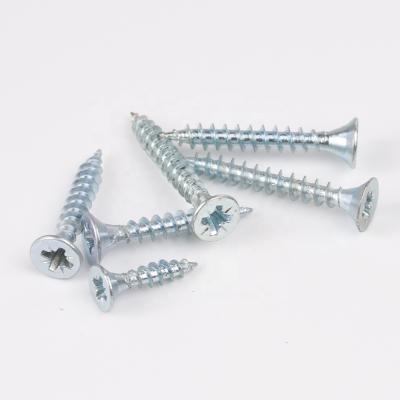 China Flat All Size Galvanized Chipboard Countersunk Double Head Screws for sale