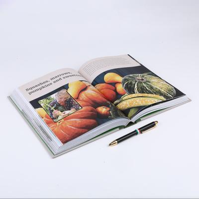 China paper & High Quality Printing Cheap Cardboard Cookbook Book Supplier Cooking Book Manufacturer for sale