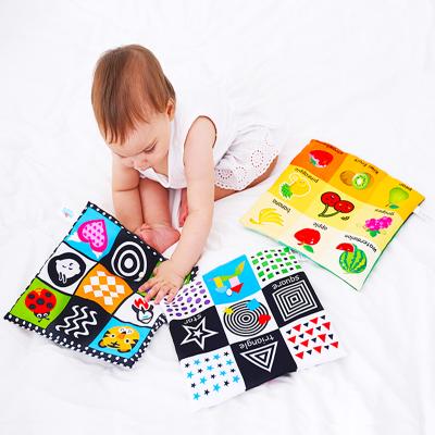 China Eductional Preschool Toys Preschool Educational Toys Crinkle Healthy Baby Study Book Cloth Educational Toys for sale