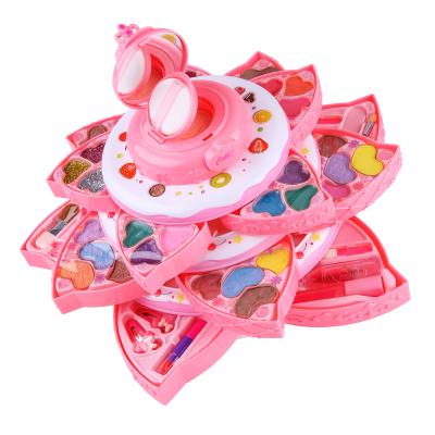 China Girls Makeup Washable Children's Makeup Girls Cosmetics Play House Princess Gift Ornament Dress Up Toy Portable Set for sale