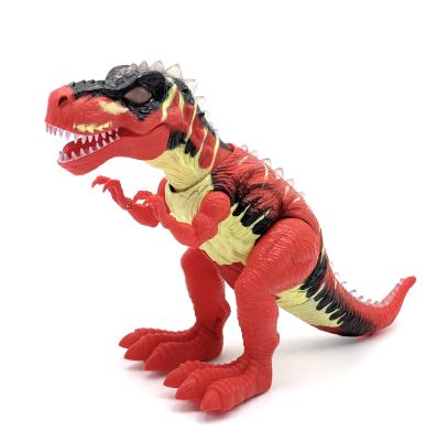 China Battery Operated Dinosaur Toys Children's Dinosaur Toys Electric Noise and Light Prehistoric Tyrannosaurus Rex Walking Toys for sale