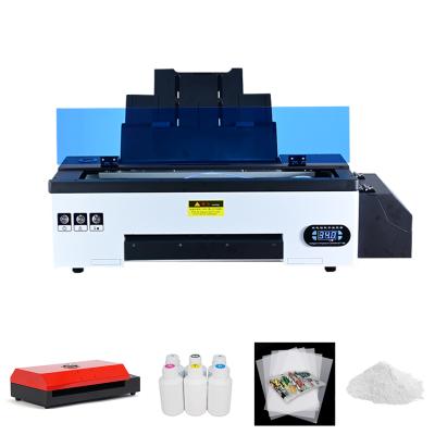 China Small Hotels Cotton Textile T-shirt Printing Machine With L1800/DX5/R1390 Printhead And DTF Dryer For DTF Printing for sale