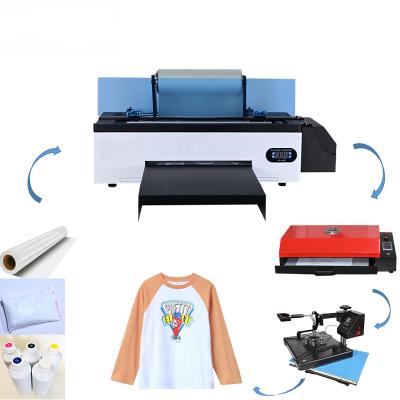 China Professional Hotel Soan DTF A3 Printing Equipment DTF T-shirt Printer A3 L1800/DX5/R1390 Printhead PET Film Roll and DTF Oven Dryer for sale