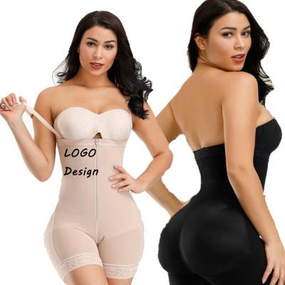 China Full Post Antibacterial Surgery Fajas Reductoras Colombianas Body Shapers Tummy Control High-waist Women Panties Butt Lifter Shaper for sale