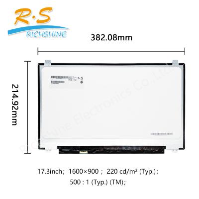 China B173RTN02.2 B173RTN02.1 17.3 Slim Slim 1600*900 LCD Computer Interface for sale