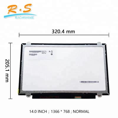 China computer 30pin lcd screen display laptop 14.0 led panel for laptop B140XTN03.9 14.0 inch lcd replacement for sale