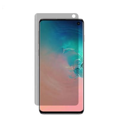 China Workable For Fingerprint Touch ID Anti Spy Two Way Privacy Soft TPU Screen Protector For Samsung Galaxy S10 S10 plus S10e for sale