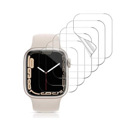 China Bubble Free Crystal Clear Bubble Free TPU Screen Protector For Apple Watch Series 7 for sale