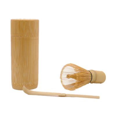 China Sustainable Hensin Customized Chasen Bamboo Tea Whisk Japanese Wholesale Handmade Traditional Green Matcha Style Set With Logo for sale