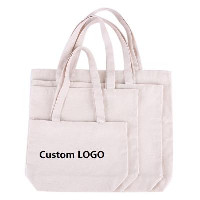 China Support high quality eco-friendly wholesale logo canvas shoulder bag cotton low price custom made canvas shopping bag for sale