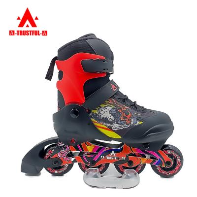 China Factory High Quality Four Wheels Mens Sports Adult Children Adjustable Inline Skates For Outdoor Sport Adjustable Height for sale