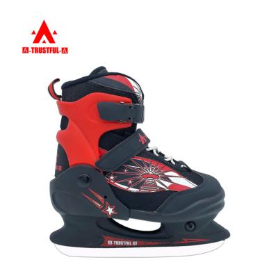 China Fashion\Wholesale high quality boy ice skate track comfortable\durable real kids adjustable hockey skate for sale