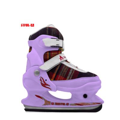 China Fashion\Adjustable Ice Skate Real Ice Skates High Quality Comfortable\Durable Skate Rental Track Kids Hockey For Adult Children for sale