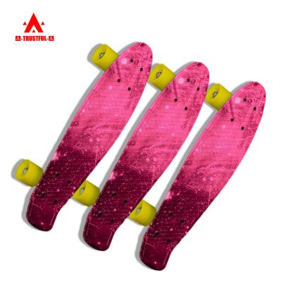 China Custom Youth Skateboard Long Deck Panel Skateboard Graphic Fish Skateboard For Adult Children Kids for sale