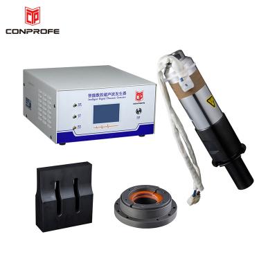 China Earloop Welding CE 20khz 1500W Continuous Approved Ultrasonic Welding Generator High Speed ​​Plastic Welder System for sale