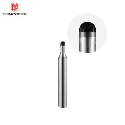 China High strength solid carbide ballnose ball nose carbide endmill PCD fluting endmills for CNC for sale