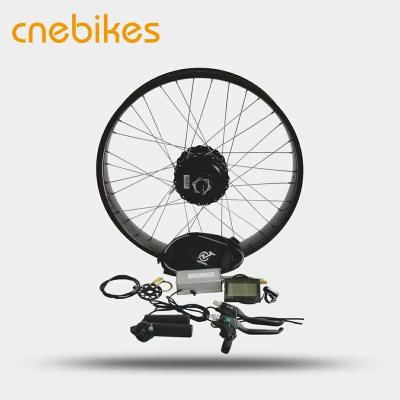 China Single Wheel 20inch 26inch Geared Motor 48V 500W Fat Tire Electric Bike Kit For Electric Bicycle for sale