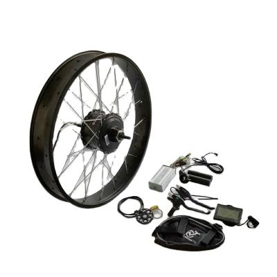 China 8Fun Series 20/26*4.0 48V 750w Fat Two Powerful Tire Electric Mountain Bike Kit for sale