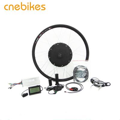 China Hot selling 48v 1500w hub motor brushless ebike kit electric bicycle bicycle conversion kit 20