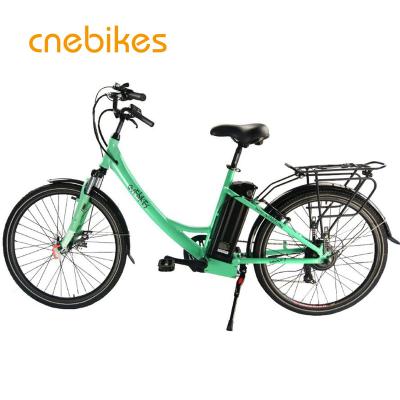 China New aluminum alloy ladies city ebike 26inch electric bike 36v 250w for sale