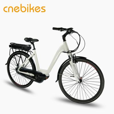 China Aluminum Alloy Bafang G330 Mid Motor Bike 700C Wheel Electric City E-Bike for sale